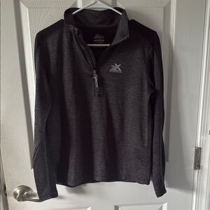 Black Quarter-Zip Sweater